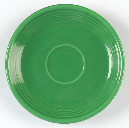 Fiesta Medium Green (Older) Saucer for Footed Cup