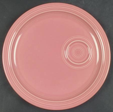 Fiesta Rose (Intro 1986) Snack Plate