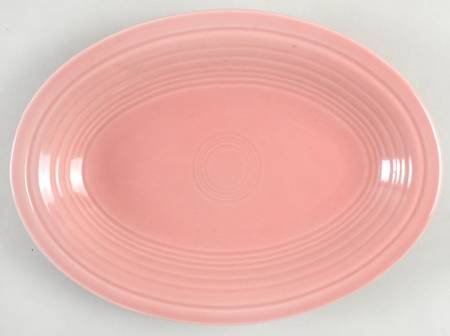 Fiesta Rose (Intro 1986) 9" Oval Serving Platter