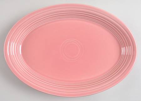 Fiesta Rose (Intro 1986) 13" Oval Serving Platter