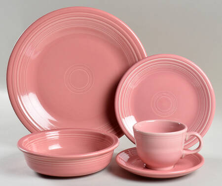 Fiesta Rose (Intro 1986) 40 Piece Estate Set