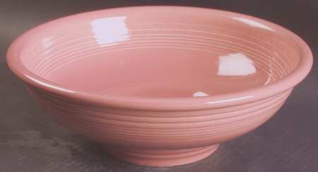 Fiesta Rose (Intro 1986) Pedestal Bowl