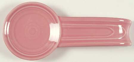 Fiesta Rose (Intro 1986) Spoon Rest/Holder (Holds 1 Spoon)