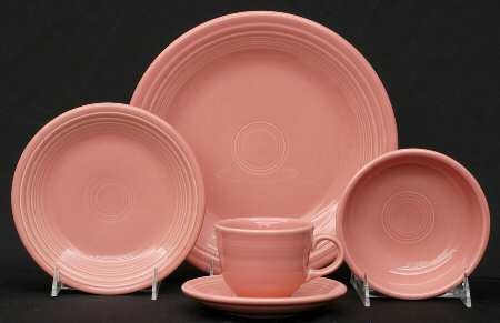 Fiesta Rose (Intro 1986) 5 Piece Place Setting