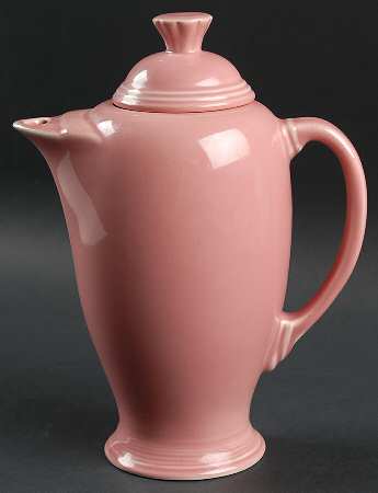 Fiesta Rose (Intro 1986) Coffee Pot & Lid