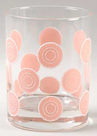 Fiesta Rose (Intro 1986) 10 Oz Glassware Double Old Fashioned