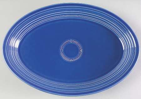 Fiesta Sapphire Blue (Intro 1996) 13" Oval Serving Platter