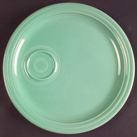 Fiesta Sea Mist Green (Intro 1989) Snack Plate