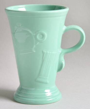 Fiesta Sea Mist Green (Intro 1989) Pedestal Mug