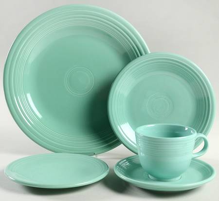 Fiesta Sea Mist Green (Intro 1989) 5 Piece Place Setting
