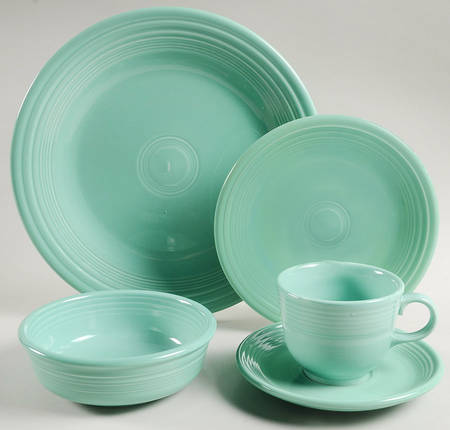 Fiesta Sea Mist Green (Intro 1989) 5 Piece Place Setting