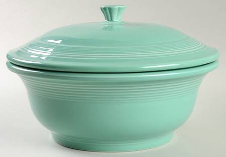 Fiesta Sea Mist Green (Intro 1989) 2 Qt Round Covered Casserole (MB 9 Base)