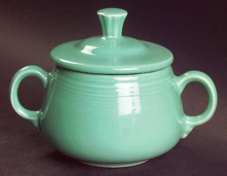 Fiesta Sea Mist Green (Intro 1989) Sugar Bowl & Lid