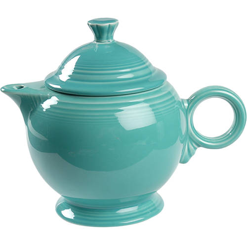 Fiesta Turquoise (Intro 1986) Teapot & Lid by Homer Laughlin 