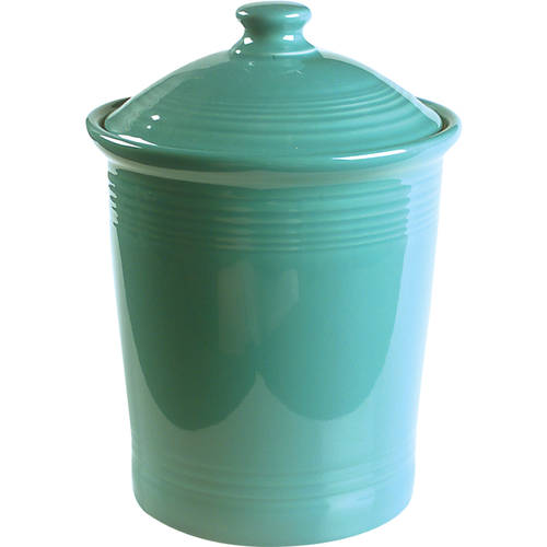 Fiesta Turquoise (Intro 1986) Large Canister & Lid by Homer Laughlin 