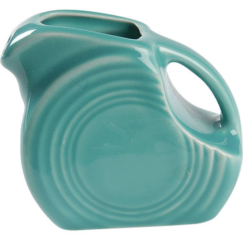 Fiesta Turquoise (Intro 1986) 4 Oz Pitcher by Homer Laughlin 