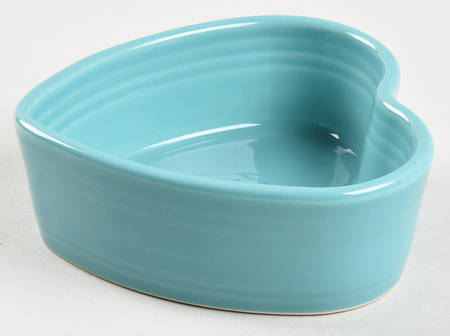 Fiesta Turquoise (Intro 1986) Heart Shape Ramekin by Homer Laughlin 