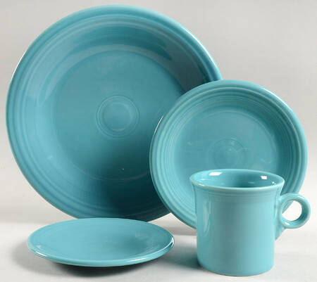Fiesta Turquoise (Intro 1986) 32 Piece Estate Set