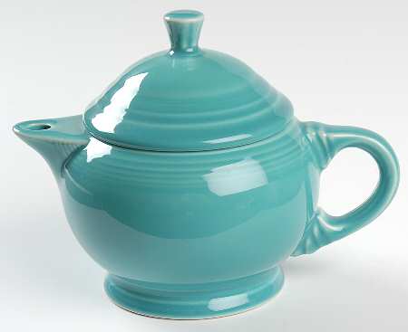 Fiesta Turquoise (Intro 1986) Small Teapot & Lid