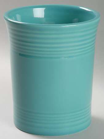 Fiesta Turquoise (Intro 1986) Utensil Holder by Homer Laughlin 