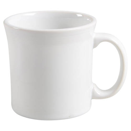 Fiesta White (Intro 1986) 12 Oz Java Mug by Homer Laughlin 