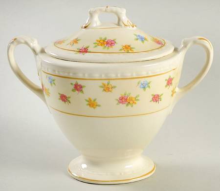Moselle (Eggshell Georgian) Sugar Bowl & Lid