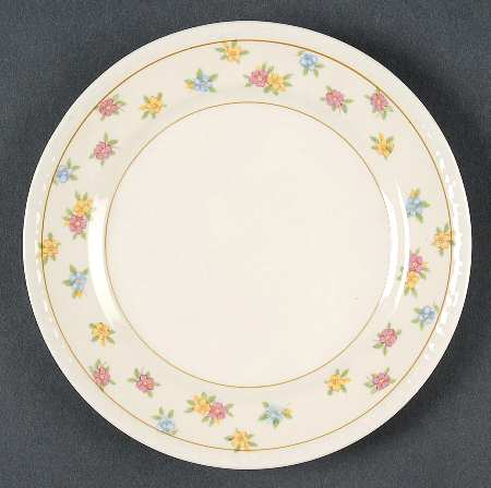 Moselle (Eggshell Georgian) Bread & Butter Plate by Homer Laughlin 