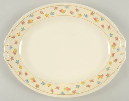 Moselle (Eggshell Georgian) 11" Oval Serving Platter