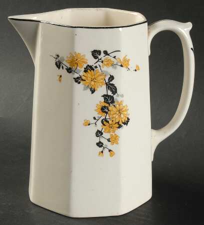 Golden Rose (Yellow Floral) 36 Oz Pitcher