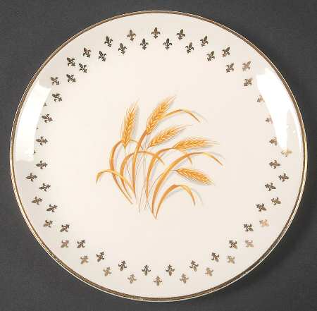 Golden Wheat Bread & Butter Plate