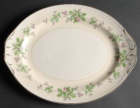 Greenbriar 15" Oval Serving Platter