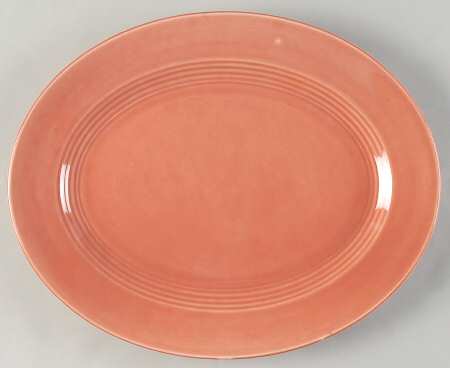 Harlequin Rose 13" Oval Serving Platter