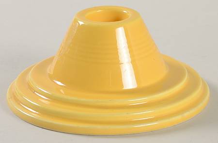 Harlequin Yellow (Older) Single Light Candlestick