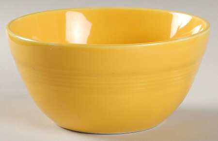 Harlequin Yellow (Older) Cranberry 36s Bowl