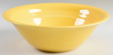 Harlequin Yellow (Newer) 8" Round Vegetable Bowl