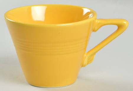 Harlequin Yellow (Newer) Flat Cup
