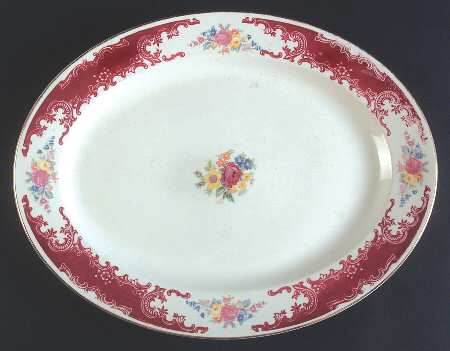 B1309 15" Oval Serving Platter