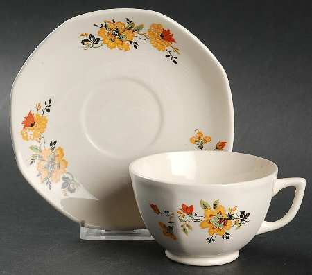 HLC375 Footed Cup & Saucer Set