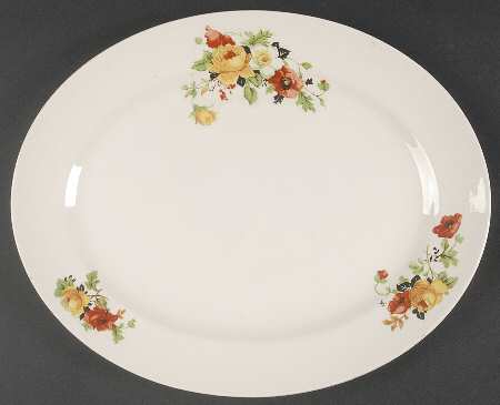 K4124 11" Oval Serving Platter
