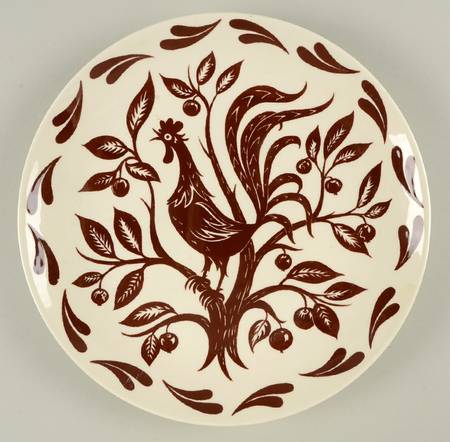 Chanticleer Luncheon Plate