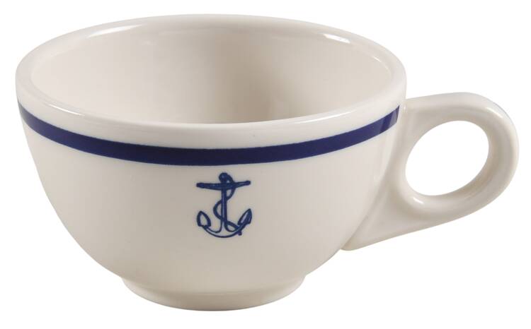 US Navy Mess Wardroom Officer Flat Cup