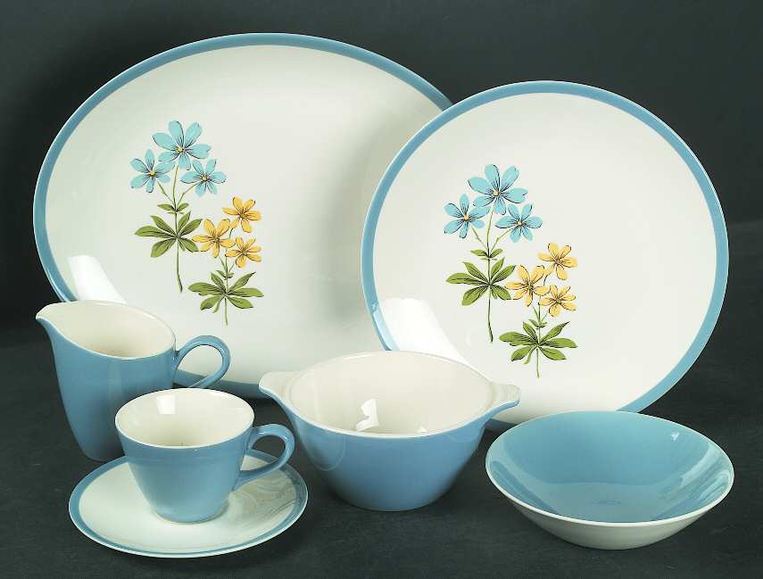 Blue Duchess Flat Cup & Saucer Set