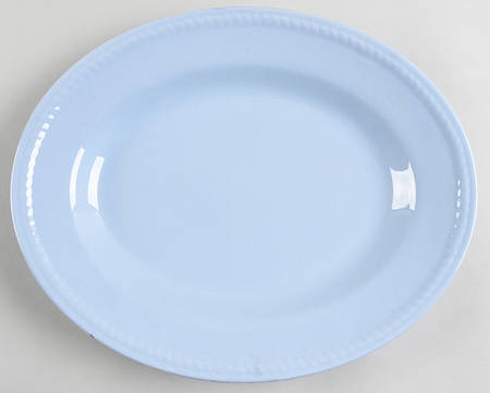 Kraft Blue 13" Oval Serving Platter