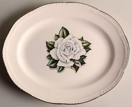 Windsor Rose 11" Oval Serving Platter