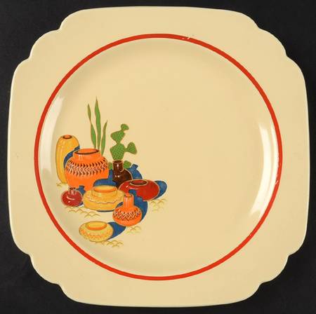 Mexicana (Century, Red Band) Salad Plate