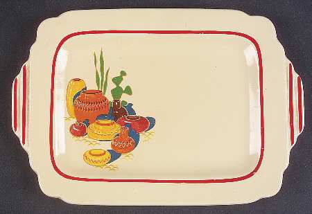 Mexicana (Century, Red Band) Relish/Gravy Underplate