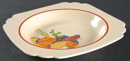 Mexicana (Century, Red Band) Rim Soup Bowl