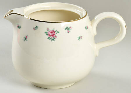 Rambler Rose (Eggshell Georgian, American Vogue) Teapot No Lid