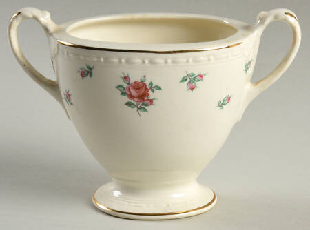 Rambler Rose (Eggshell Georgian, American Vogue) Sugar Bowl No Lid
