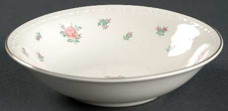 Rambler Rose (Eggshell Georgian, American Vogue) Fruit/Dessert (Sauce) Bowl